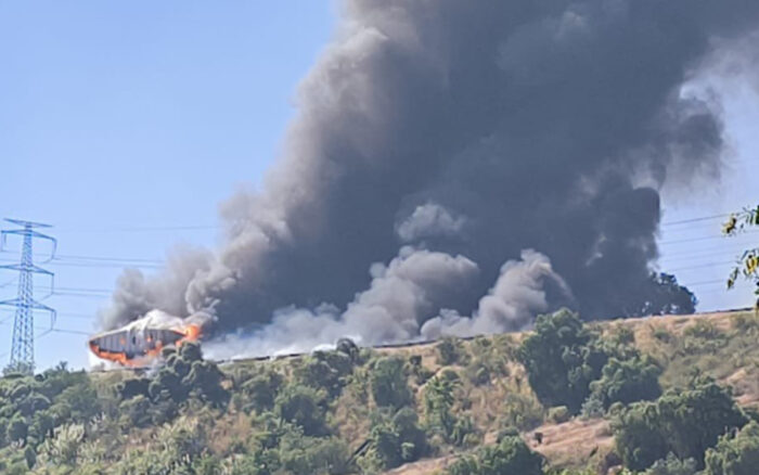 Explota pipa de gas en la autopista Chamapa-Lechería: EDOMEX