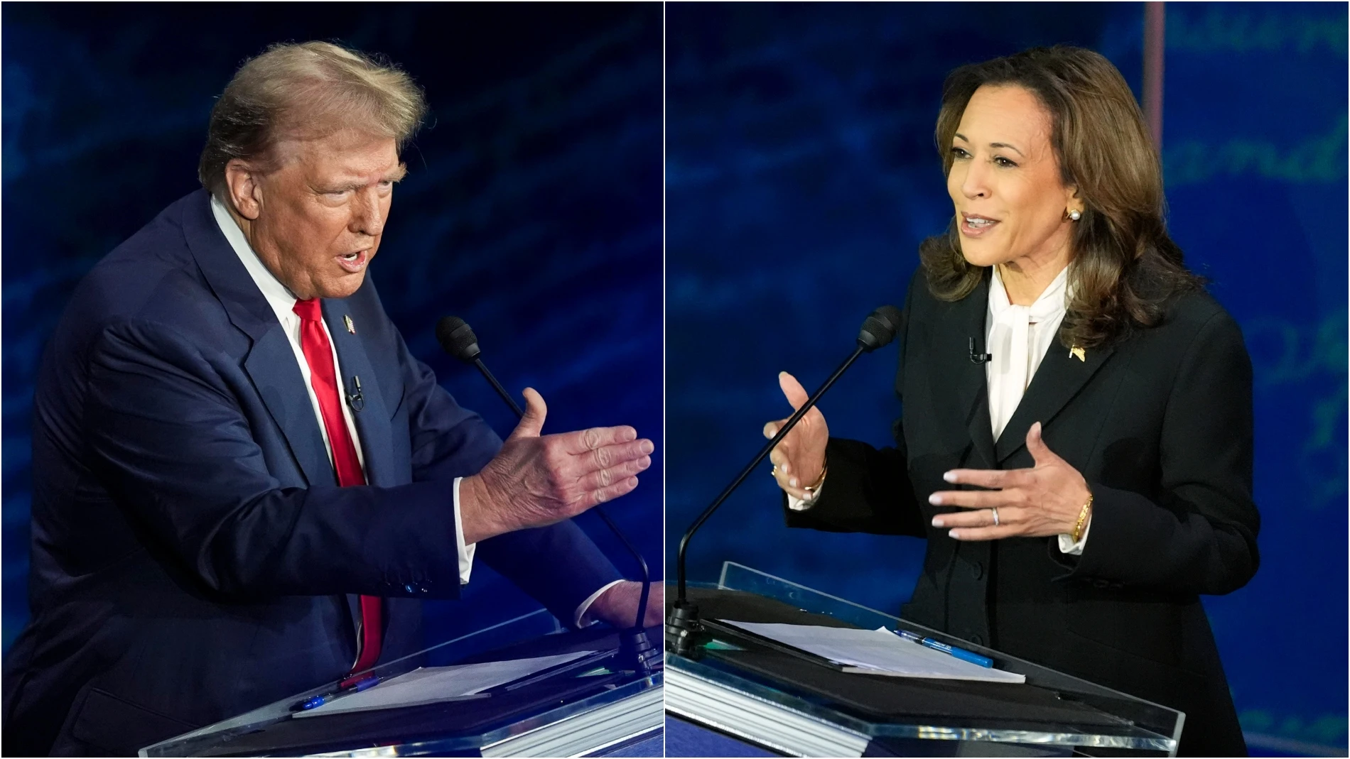 Ataca Trump a Harris; Encuestas muestran competencia reñida