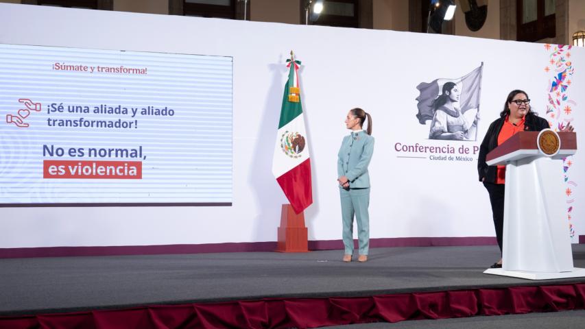 Presentan campaña “¡Es tiempo de mujeres sin violencia: Súmate y transforma!”