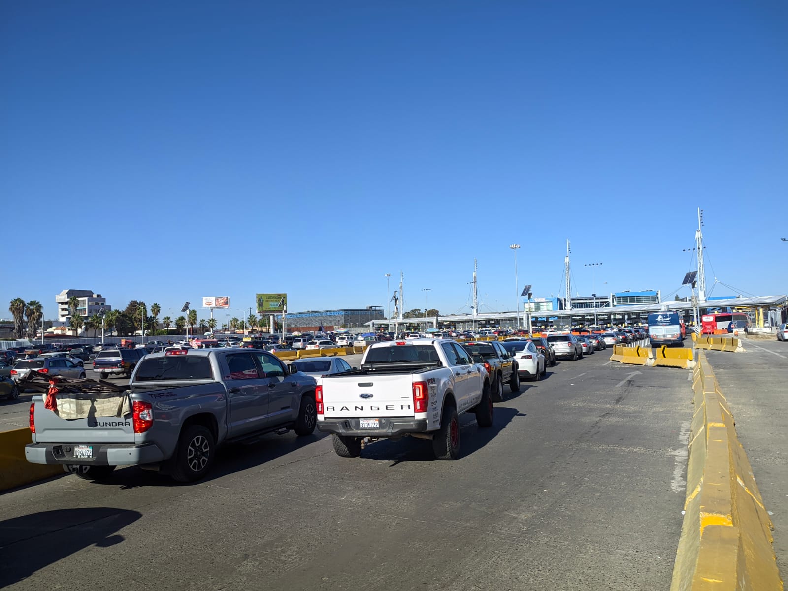 El tiempo de espera en garitas de Tijuana