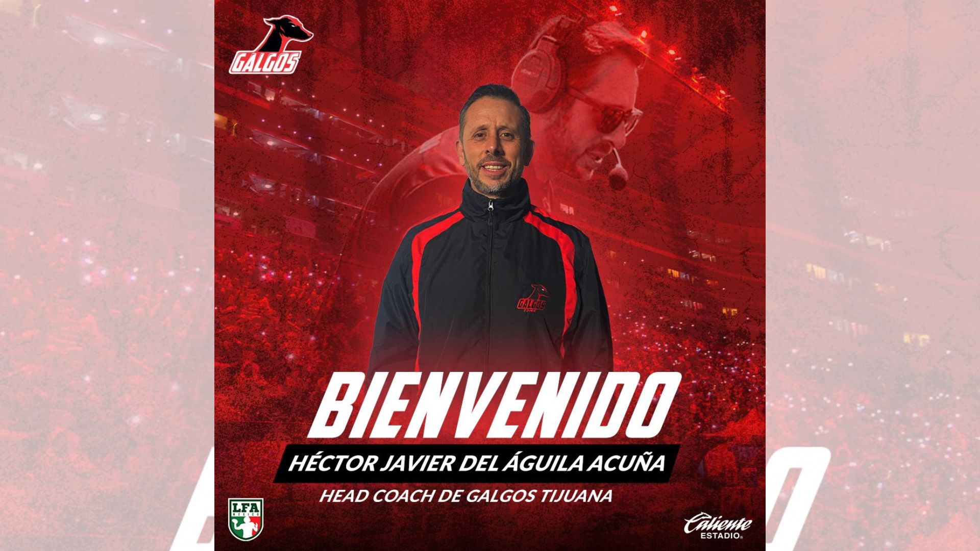 Héctor Javier del Águila Acuña, nuevo head coach de Galgos IFOTO: CORTESÍA