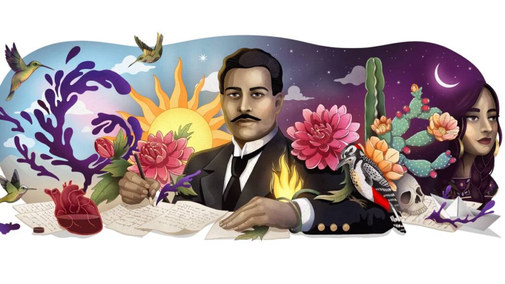 Nuevo Doodle: Google celebra a Ramón López Velarde