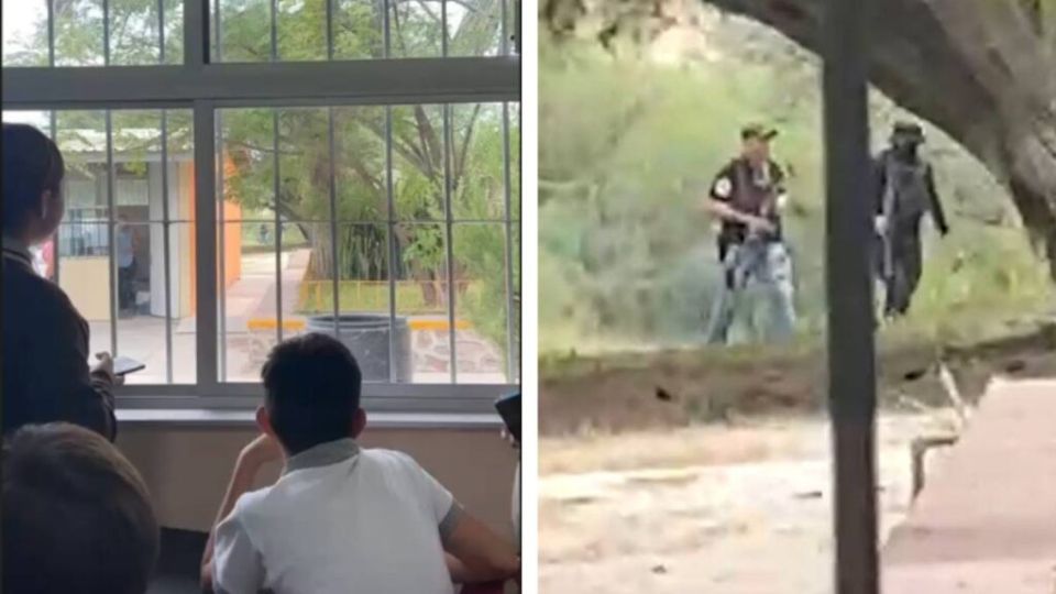 [VIDEO] Ingresan hombres armados a escuela pública