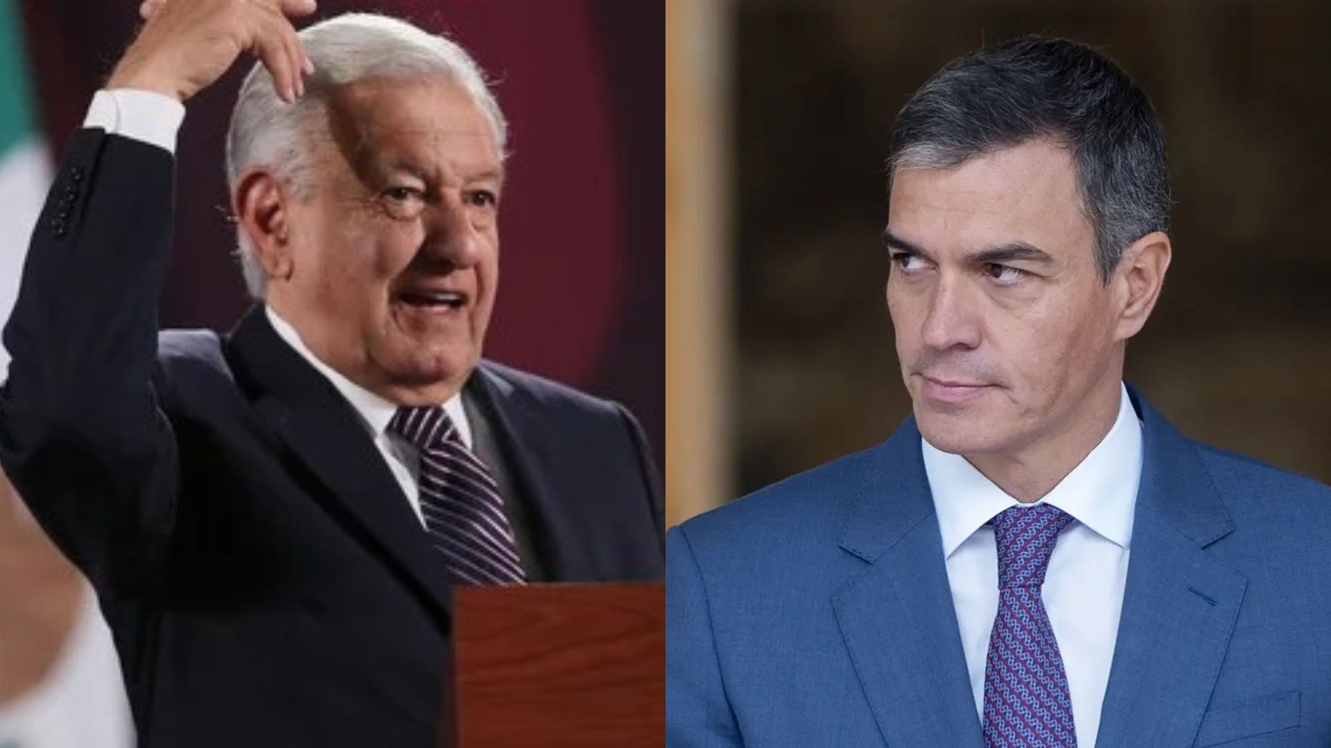 Acusa AMLO a Pedro Sánchez de faltarle el respeto a Sheinbaum