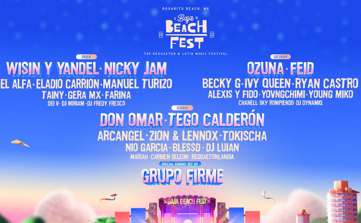 Reguetón de alto nivel en el Baja Beach Fest