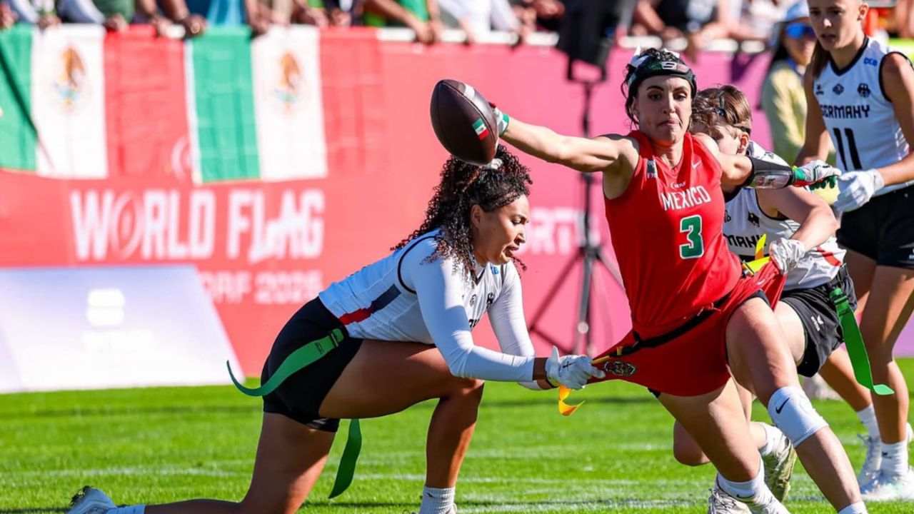 Silvia Contreras y México pisan fuerte en el Mundial de Flag Football