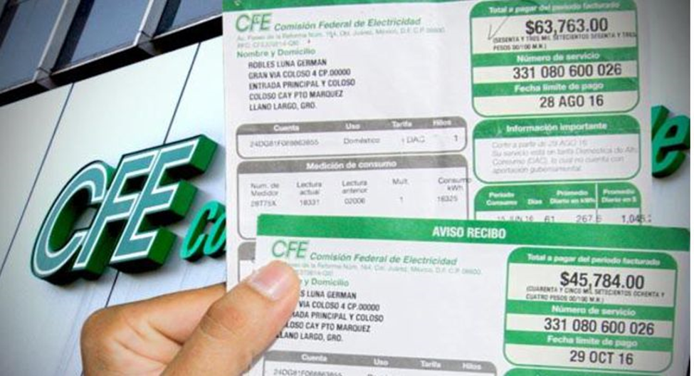 Siguen recibos locos de la CFE en Tijuana