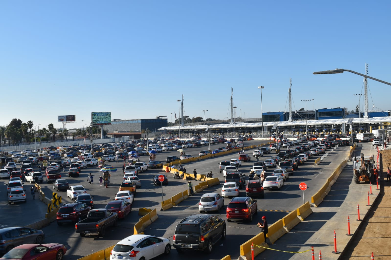 El tiempo de espera en garitas de Tijuana