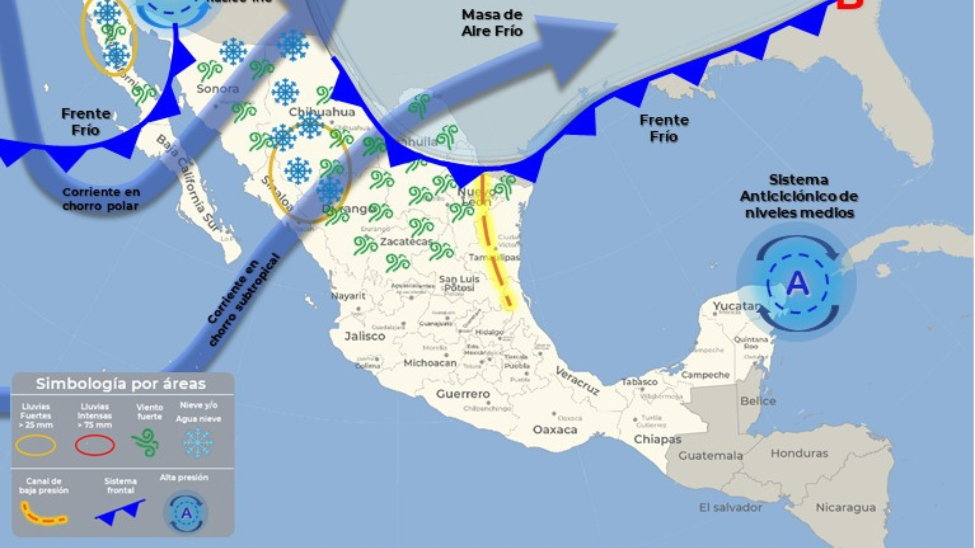 Pronostican fin de mes lluvioso en el estado