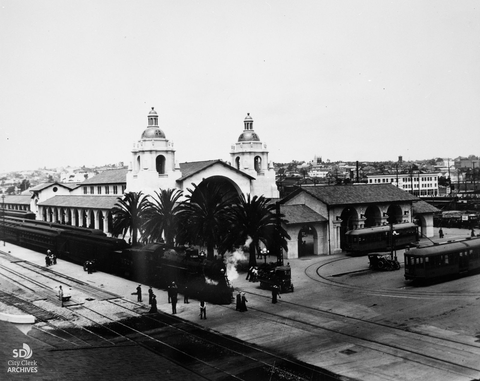 Santa Fe Depot la histórica estación de tren de San Diego, California