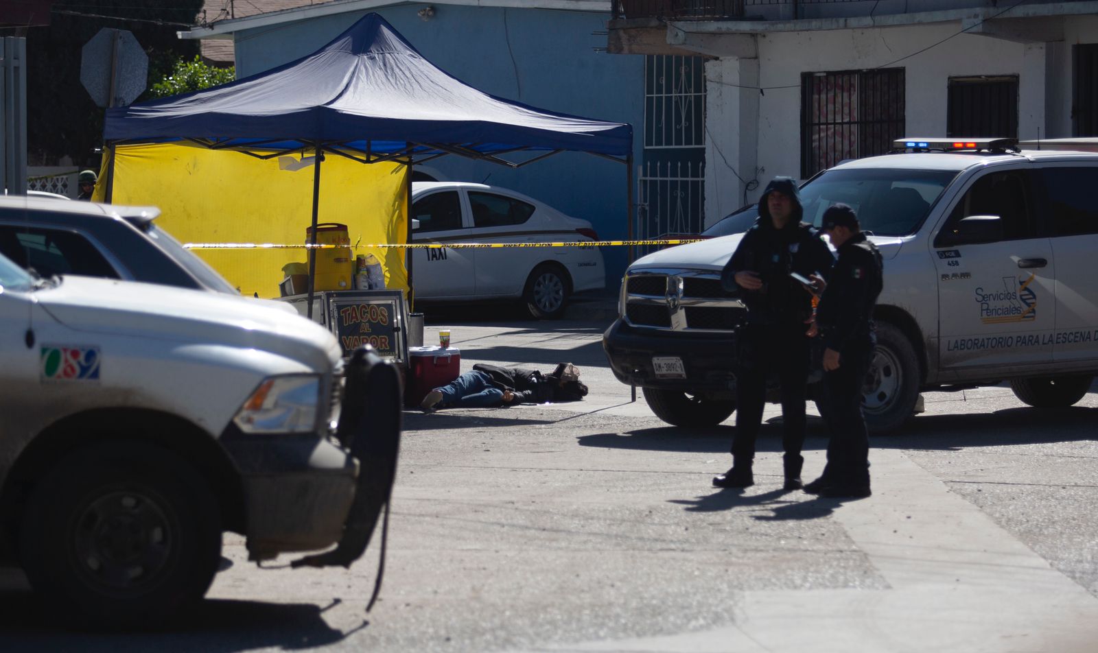 Asesinan a vendedor ambulante en las Huertas de Tijuana IFOTO: OMAR MATINEZ / BAJANEWS