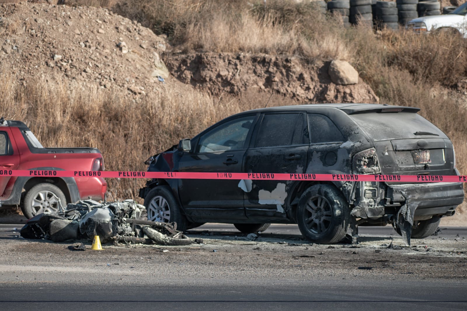 Pierde la vida motociclista en accidente: Carretera libre Tijuana-Tecate