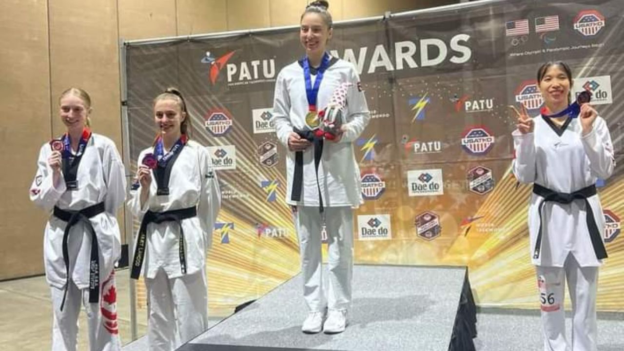 Bajacaliforniana obtiene medalla de oro en el U.S. Taekwondo Open Championships