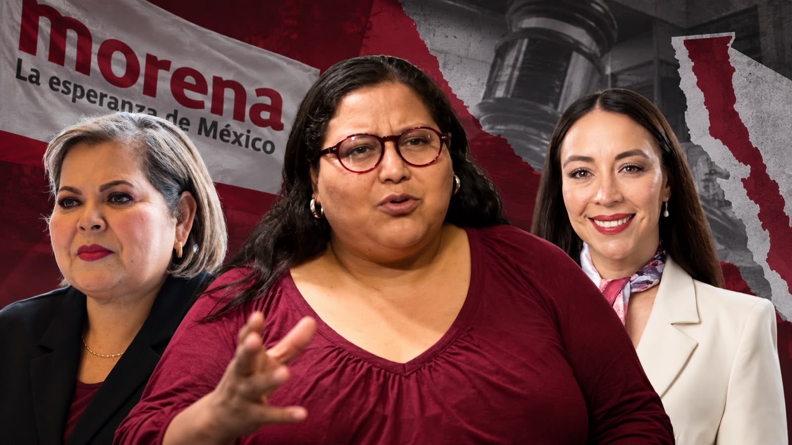 Morena defiende proceso de designación en Baja California tras impugnación de Evangelina Moreno