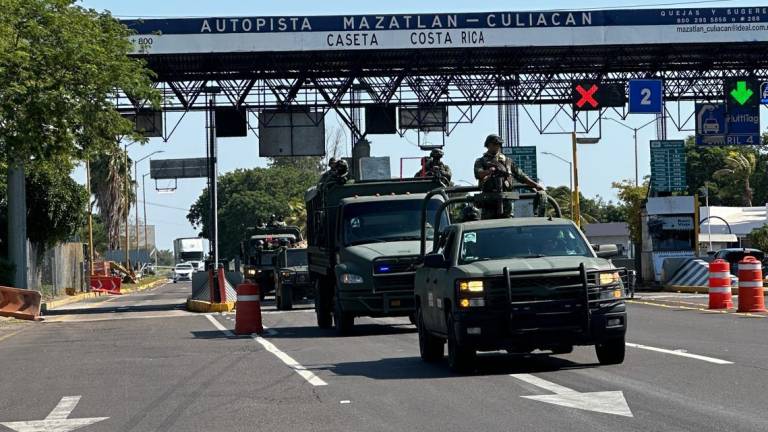 Llegan 200 elementos militares más para reforzar la seguridad: Sinaloa