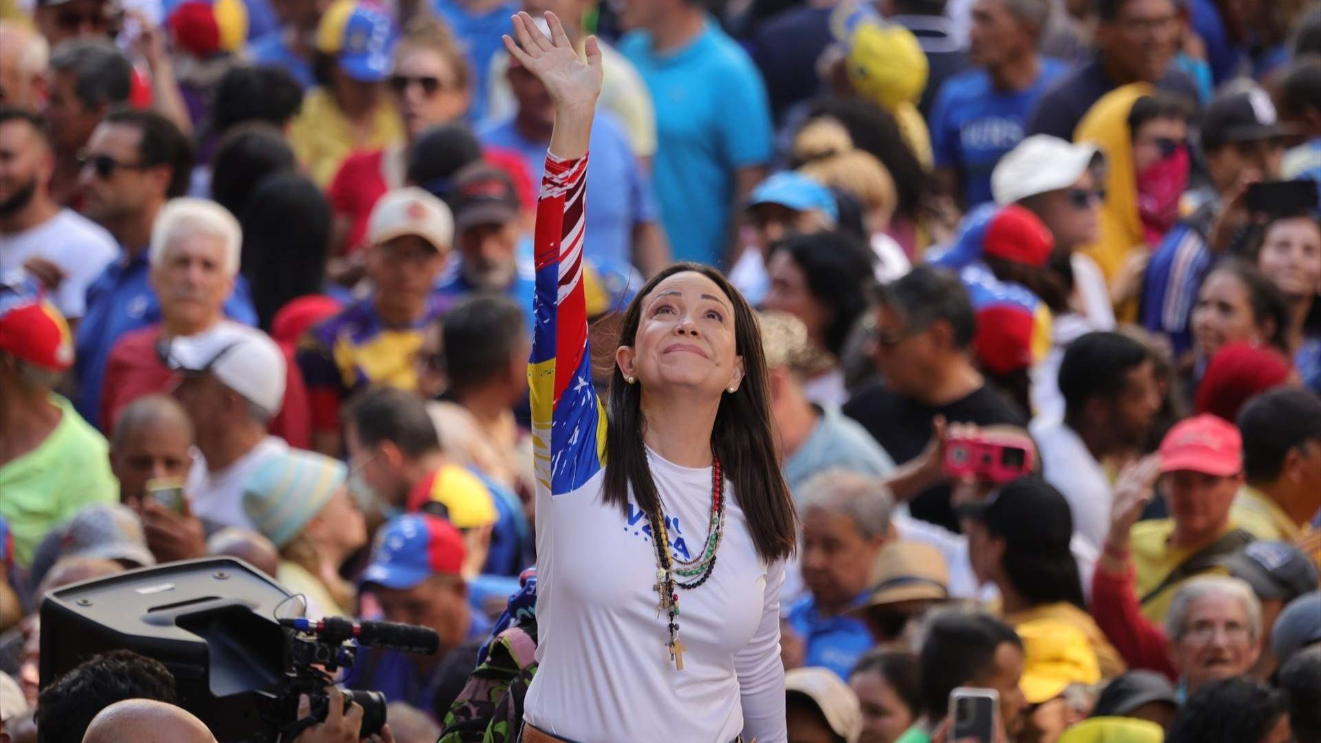 Detienen a líder opositora María Corina Machado tras protesta por la investidura de Nicolás Maduro: Venezuela