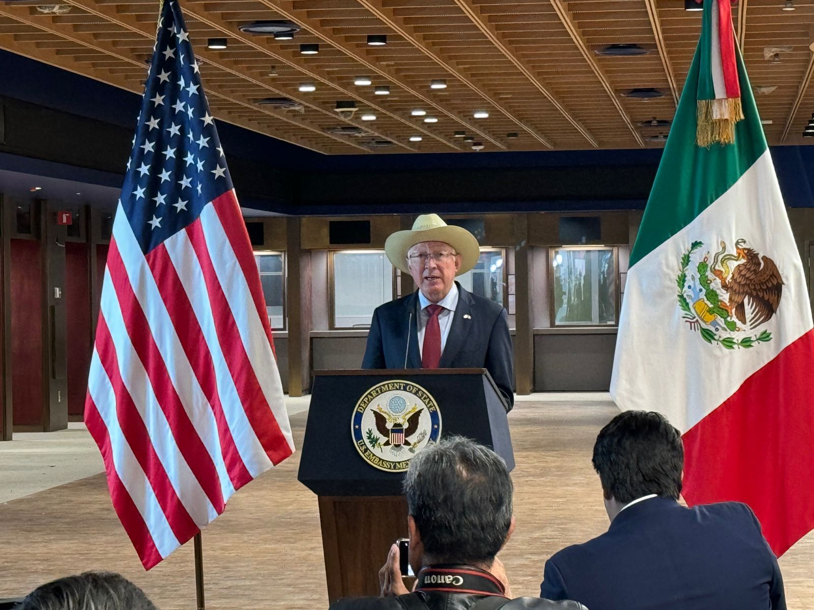 Inauguran nueva Embajada México Estados Unidos