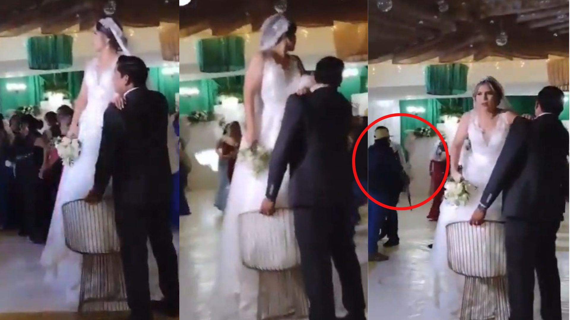 [VIDEO] Comando armado irrumpe en boda y asesina a invitado; hieren al padre de la novia: Tabasco