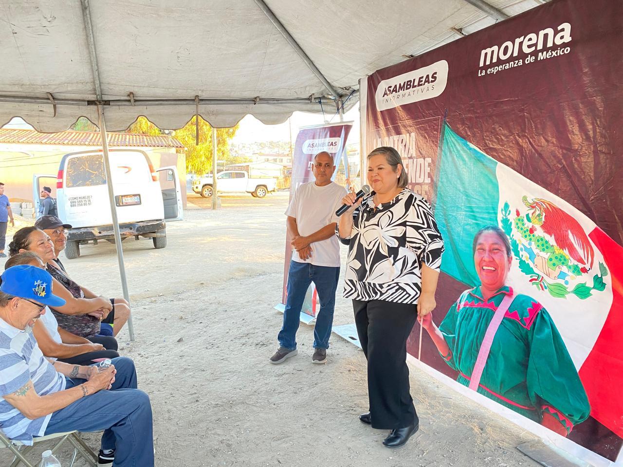 Eva Moreno llama a ciudadanos a decidir libremente rumbo de Morena en Baja California