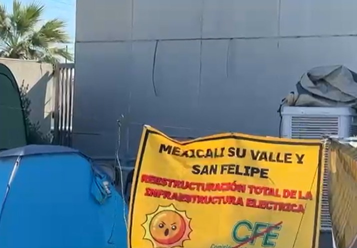 MEXICALI: Cumple Marisela Barbosa 24 días en huelga de hambre por tarifas eléctricas
