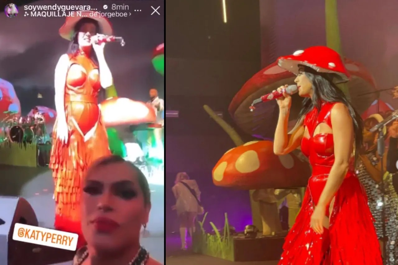 Katy Perry da concierto para Televisa y posa con Wendy Guevara