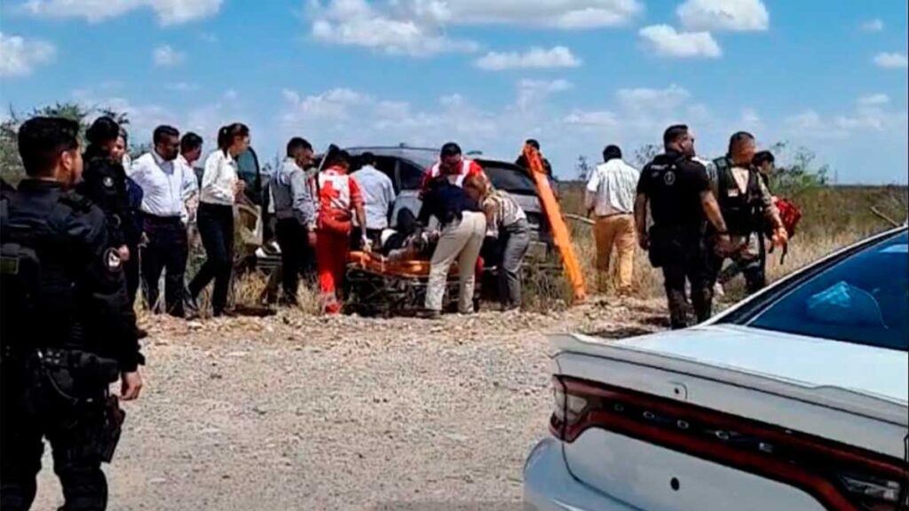 Sufre accidente equipo de Claudia Sheinbaum: Coahuila