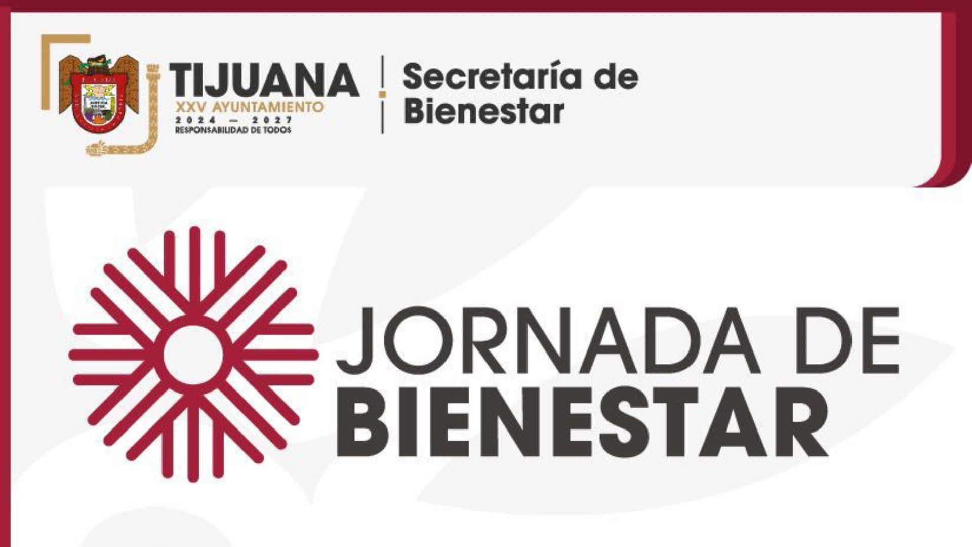 Invita Ayuntamiento de Tijuana a la próxima Jornada de Bienestar en la colonia Las Huertas