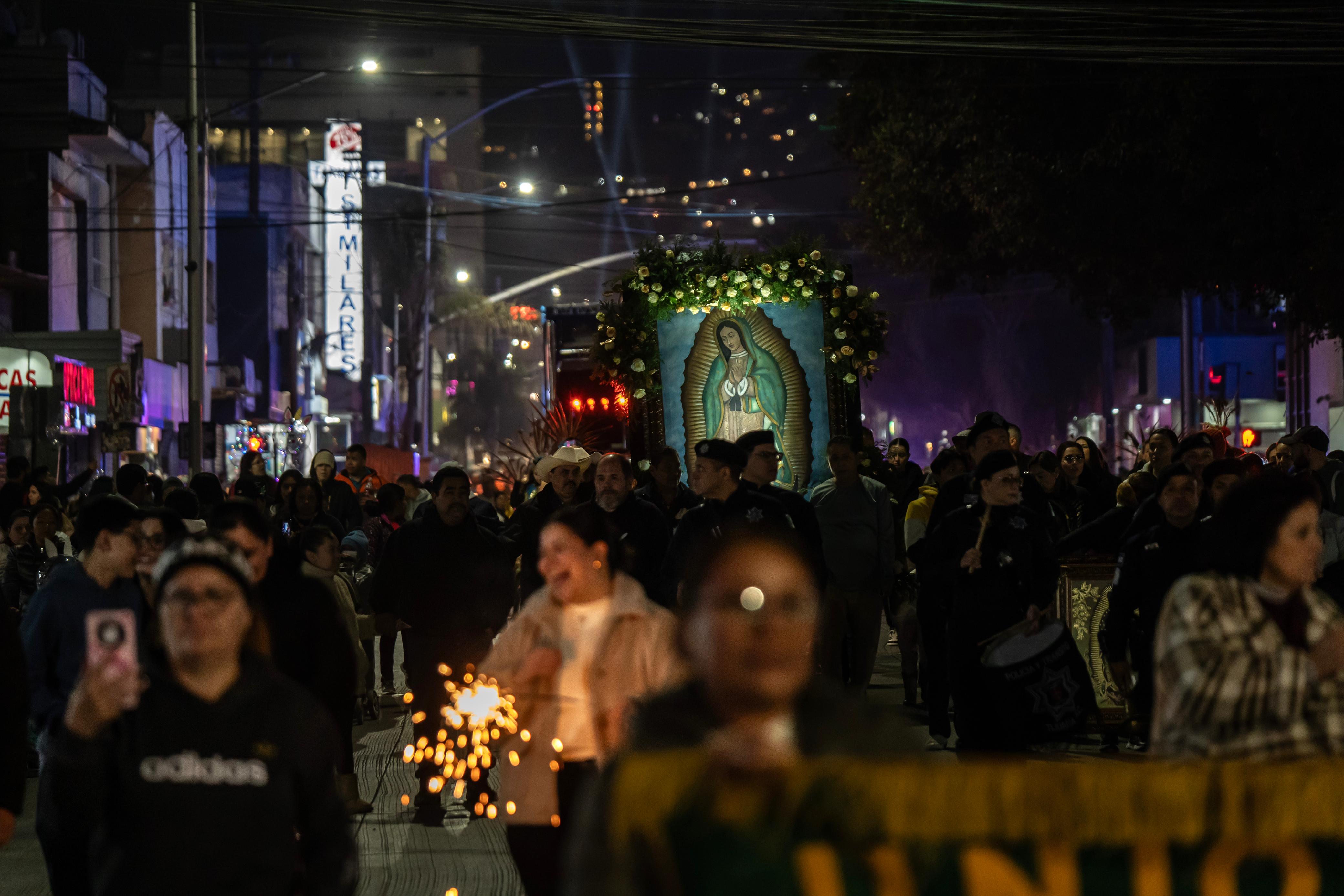 [GALERÍA] Participan miles de fieles en peregrinación guadalupana en la Zona Centro