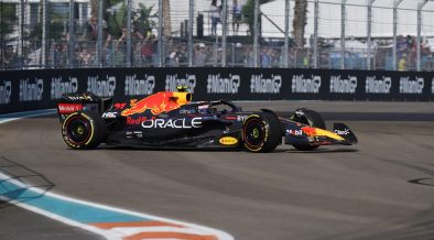 Checo Pérez cayó al quinto puesto en las prácticas del Gran Premio de México