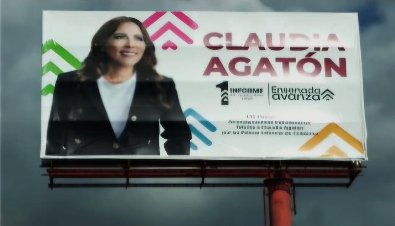 Proponen sancionar a Claudia Agatón por difundir su informe en espectaculares de Tijuana