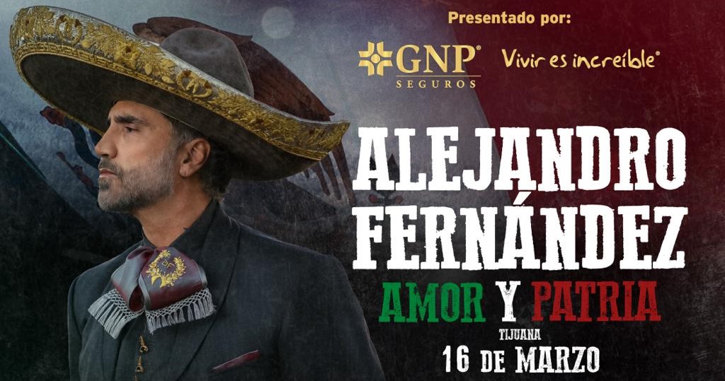 Alejandro Fernández anuncia concierto en Tijuana