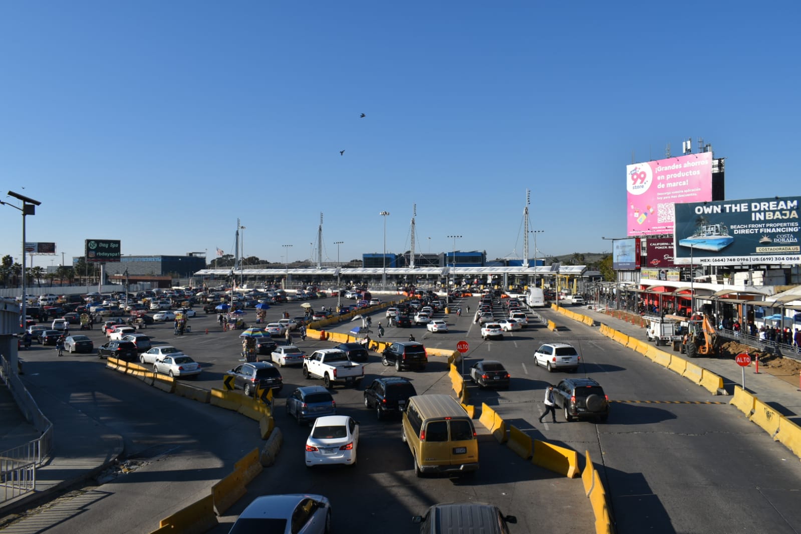 El tiempo de espera en garitas de Tijuana