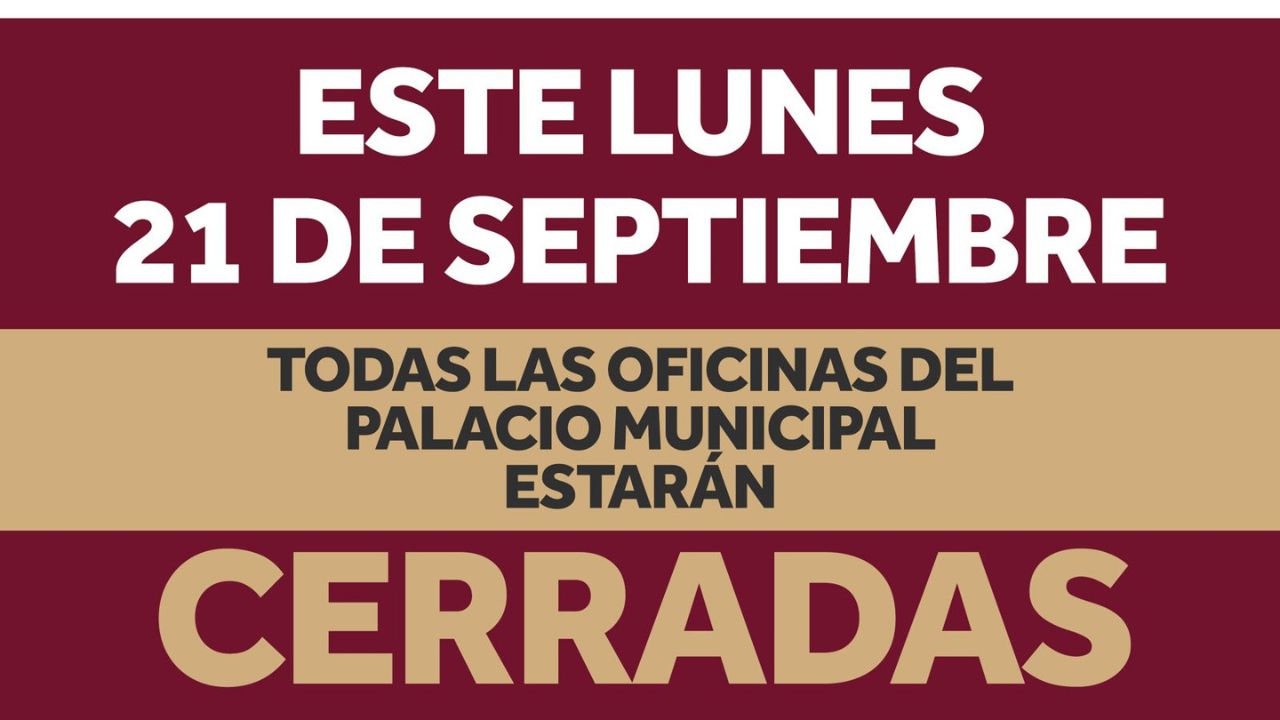 Ayuntamiento de Mexicali suspenderá actividades este lunes 21 de septiembre