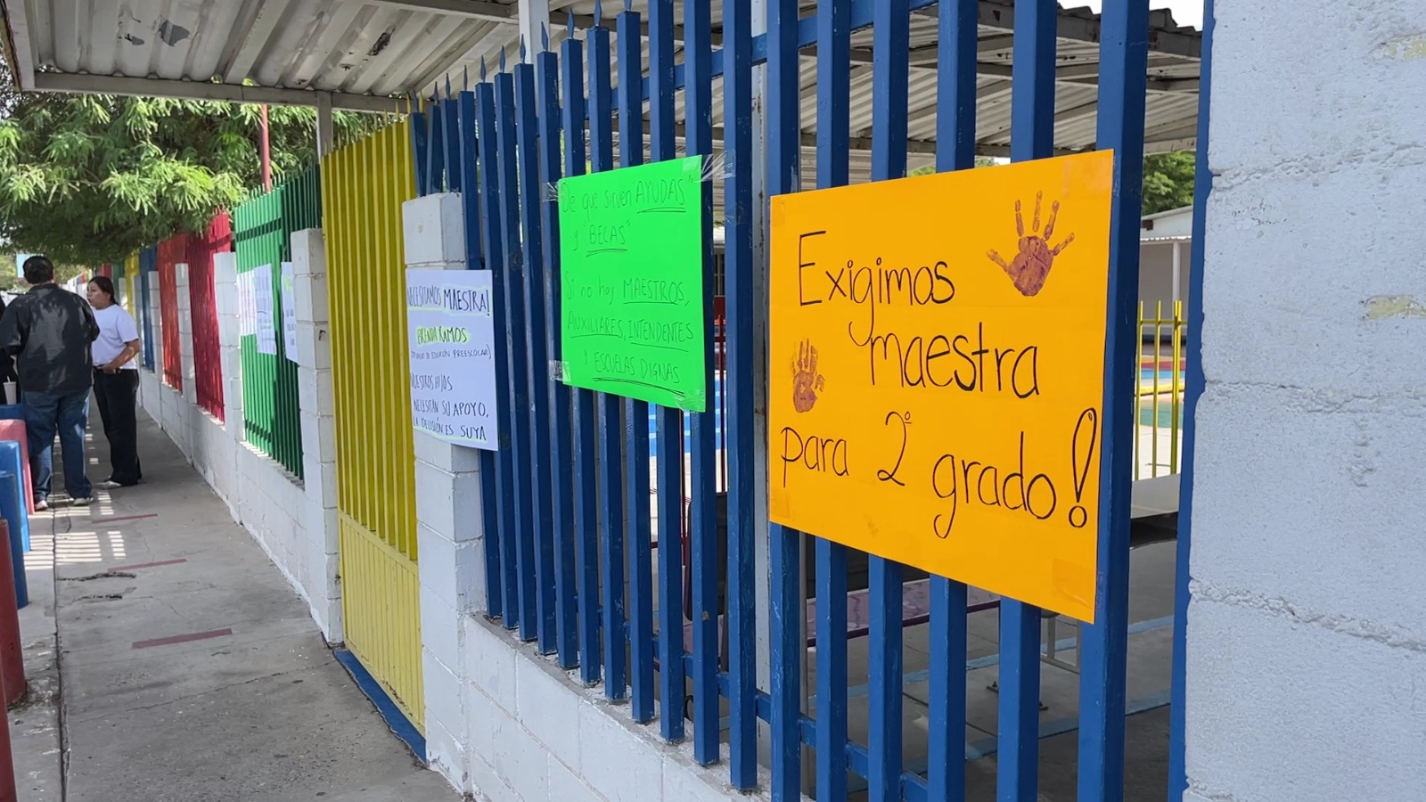 MEXICALI: Tras protesta de padres, asignan segundo docente a preescolar Francisco Gabilondo Soler