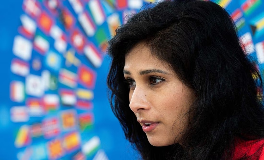 Gita Gopinath, presidenta del Fondo Monetario Internacional IFOTO: Andrew Caballero-Reynolds/AFP