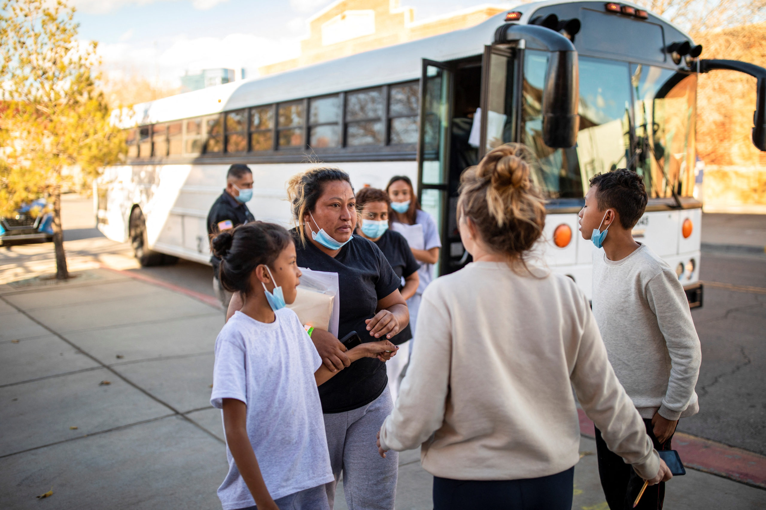 Llegada masiva de migrantes a Denver