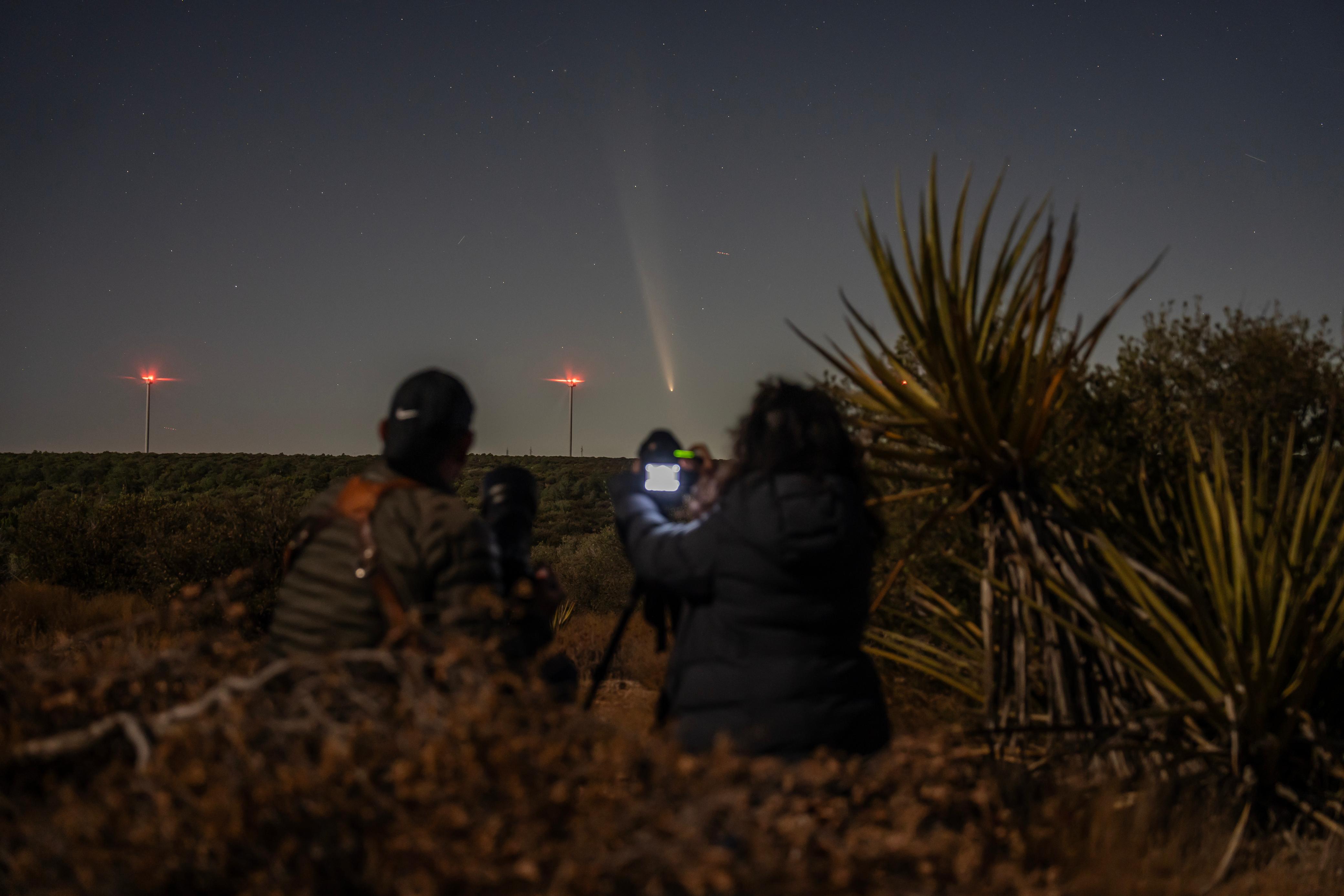 ''El cometa del siglo”, brilla en Tecate