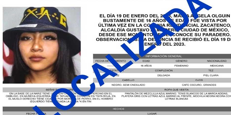 Las autoridades realizan una revisión de la ruta que siguieron los presuntos captores de María Ángela, a través de cámaras de vigilancia del gobierno local y de vecinos.