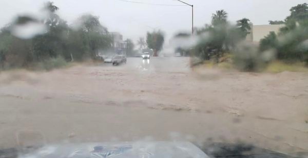 Las autoridades recomiendan no cruzar arroyos bajo ninguna circunstancia