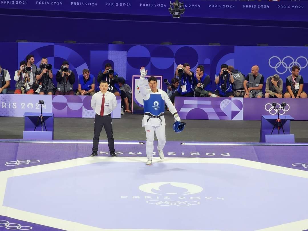 Pierde Carlos Sansores pelea por la medalla de bronce en TKD París 2024