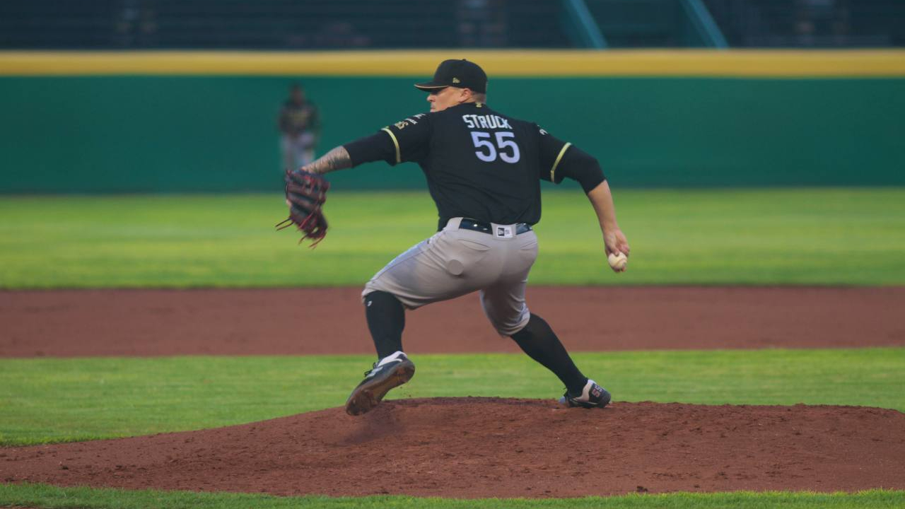 Nick Struck (1-0) tuvo una gran salida para asegurar el triunfo de los Toros en Aguascalientes. (Foto: Twitter @TorosDeTijuana)