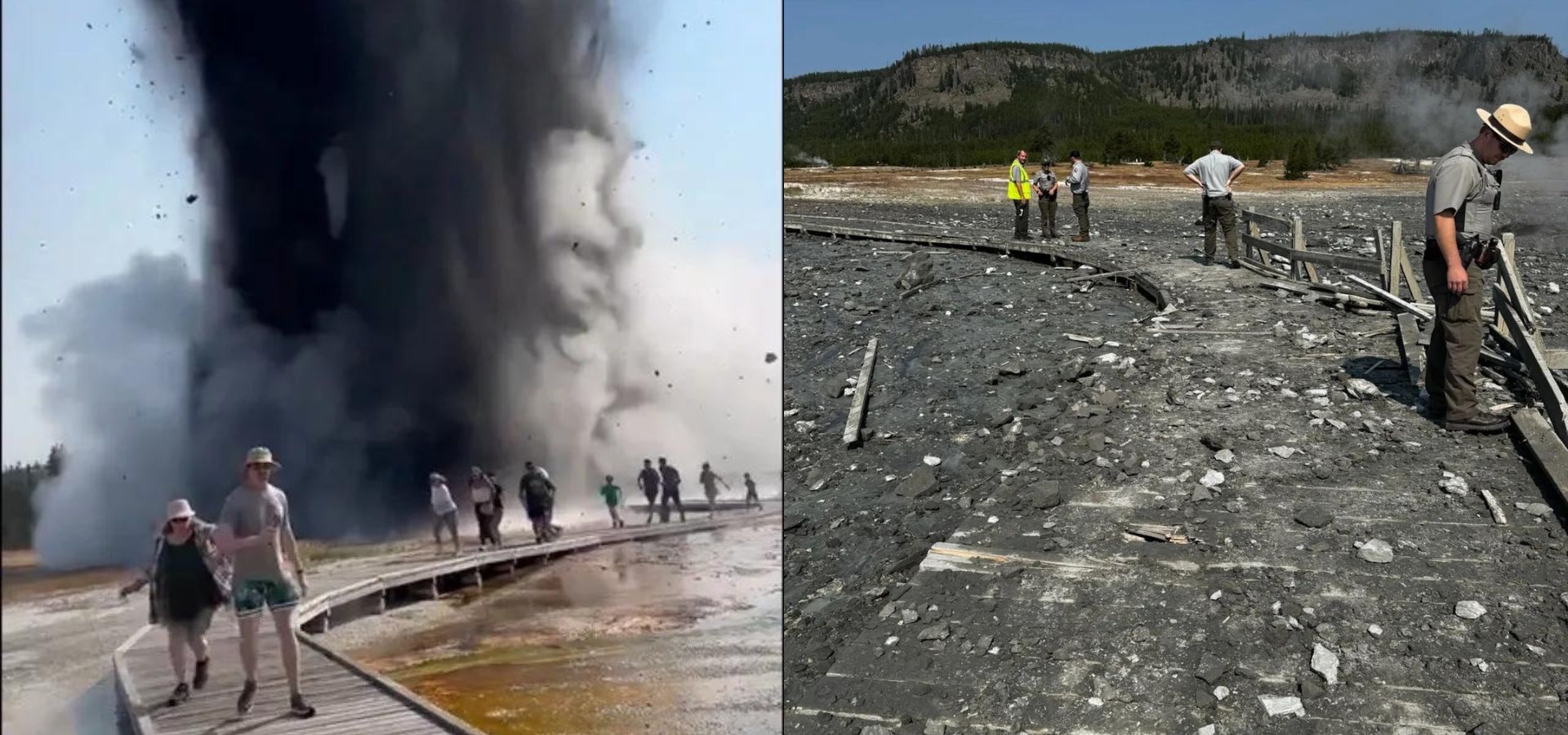 [VIDEO] Cierra temporalmente parte de Yellowstone por explosión de hidrotermal