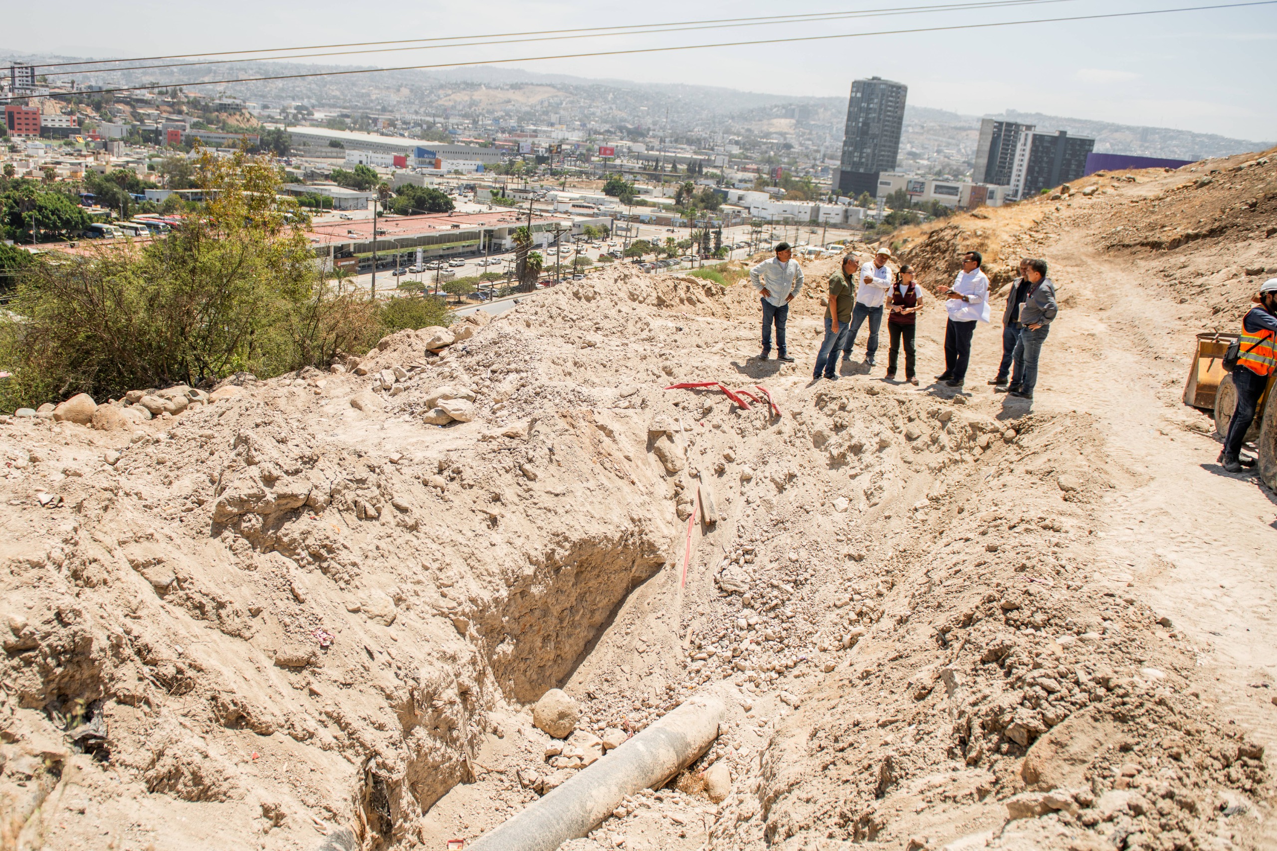Renovarán tramo del Acueducto La Pechuga tras semanas de fugas en Tijuana