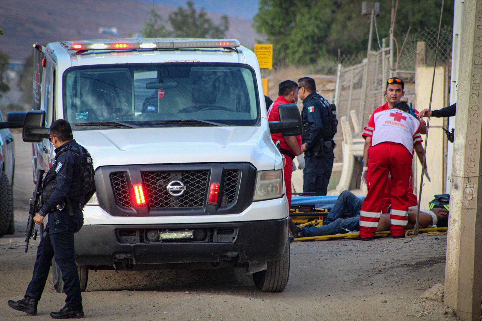 Hieren a hombre en Colonia Pedregal