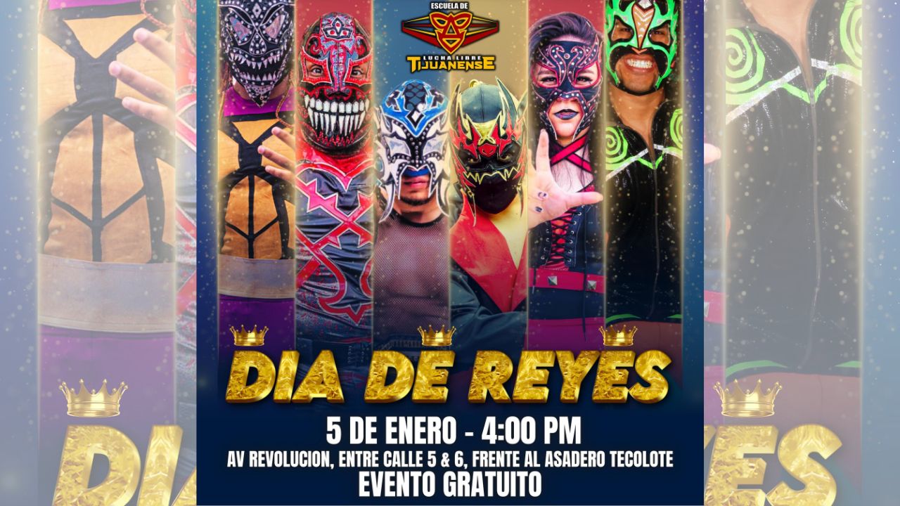 Invita XXV Ayuntamiento de Tijuana a función de lucha libre en la Avenida Revolución