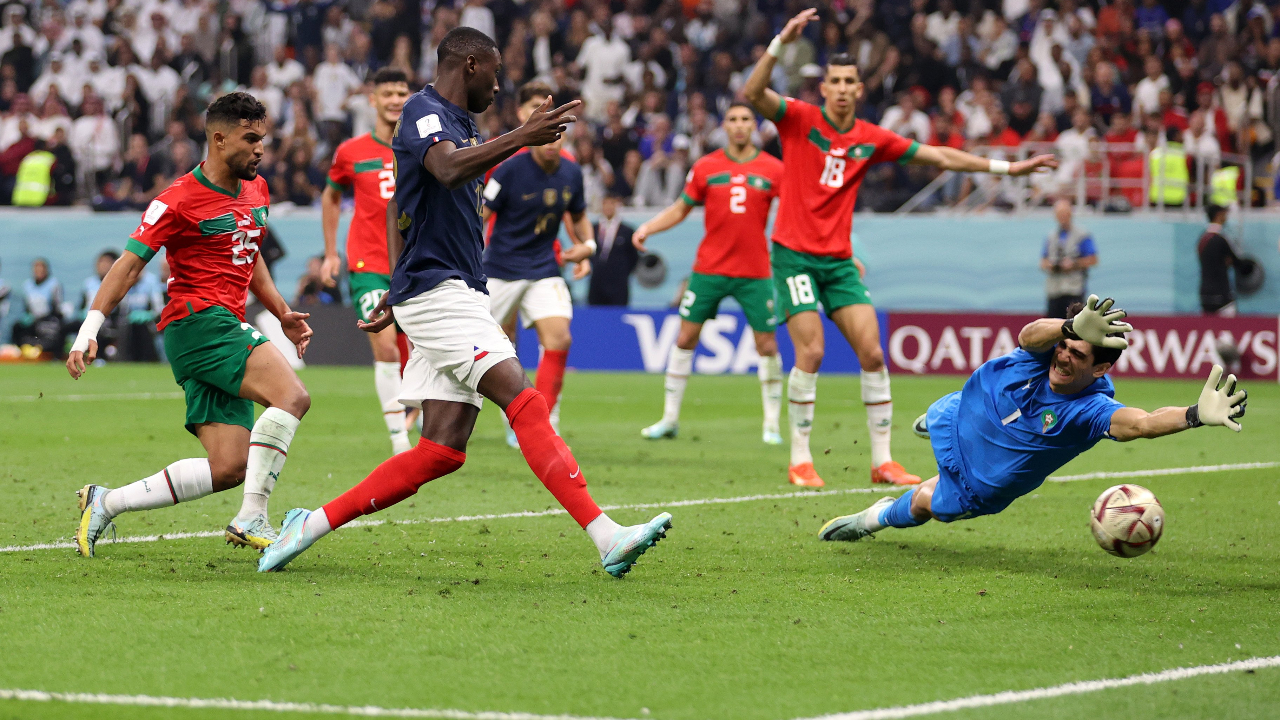 Randal Kolo Muani marcó el segundo gol de Francia. (Foto: Twitter @FIFAWorldCup)