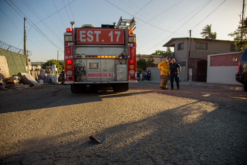 Atiende bomberos Tijuana 42 reportes en 24 horas