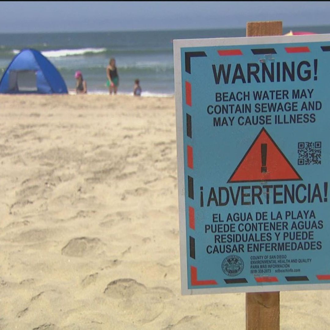 Cierran playas del condado de San Diego por derrame de aguas residuales. I FOTO: WEB