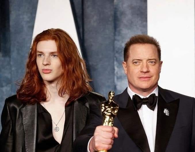 Hijo de Brendan Fraser emociona a las redes sociales