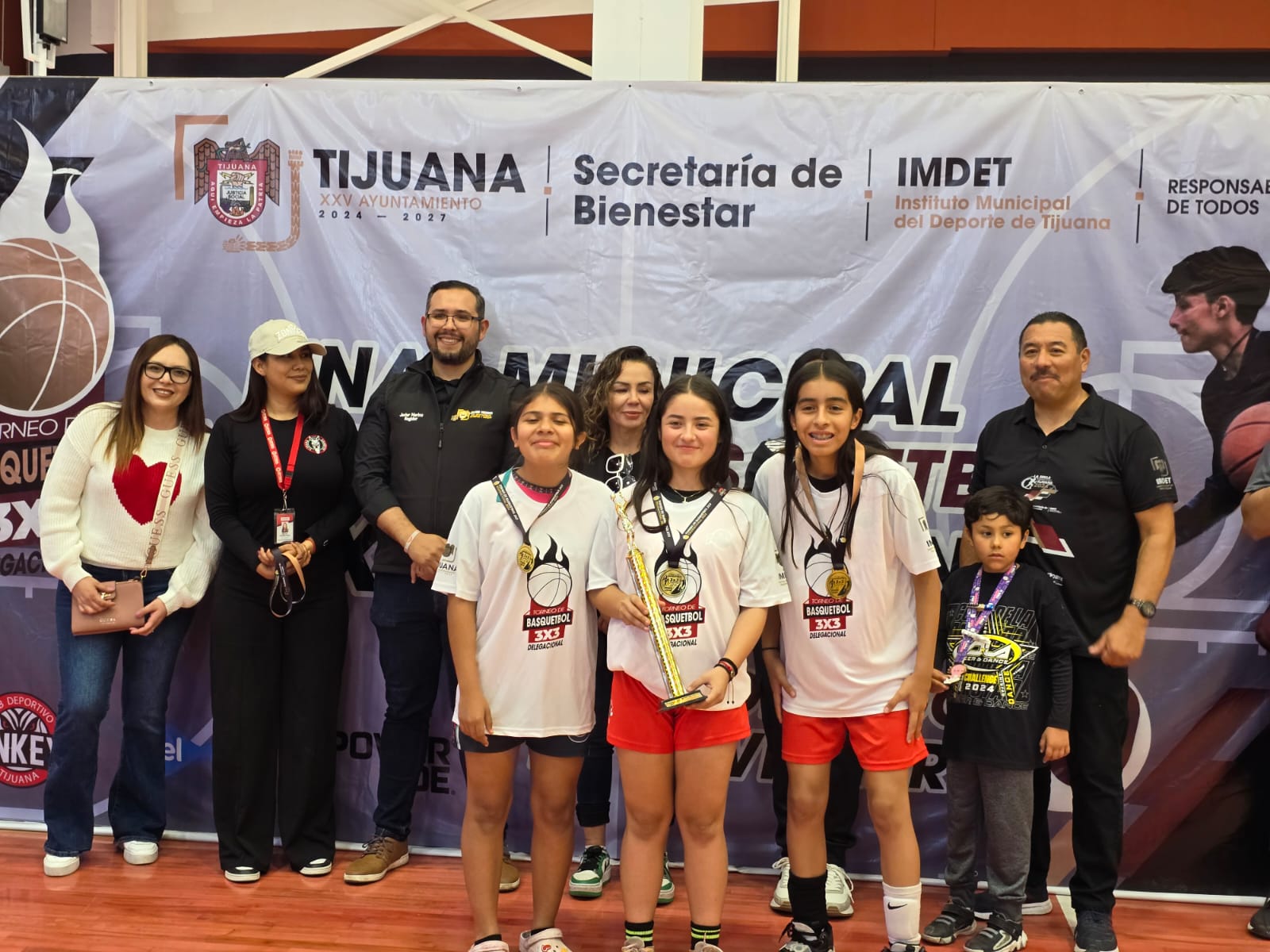 Surgen campeones en Torneo Delegacional de Básquetbol 3x3